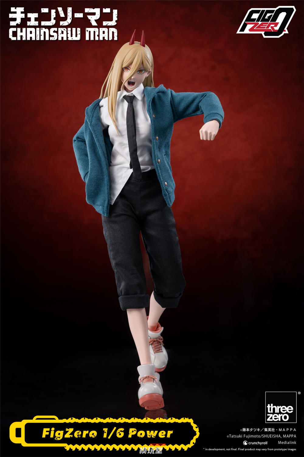 予約 threezero 1/6 FigZero 『チェンソーマン』 パワー 再販版 3Z0408