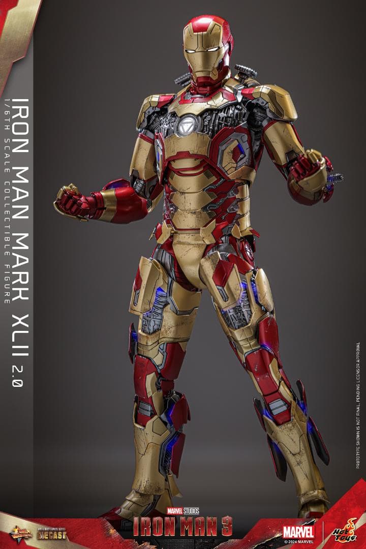 ホットトイズ 1/6 『アイアンマン3』 アイアンマン・マーク42 2.0版