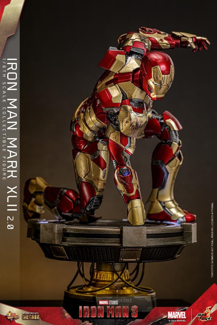 ホットトイズ 1/6 『アイアンマン3』 アイアンマン・マーク42 2.0版