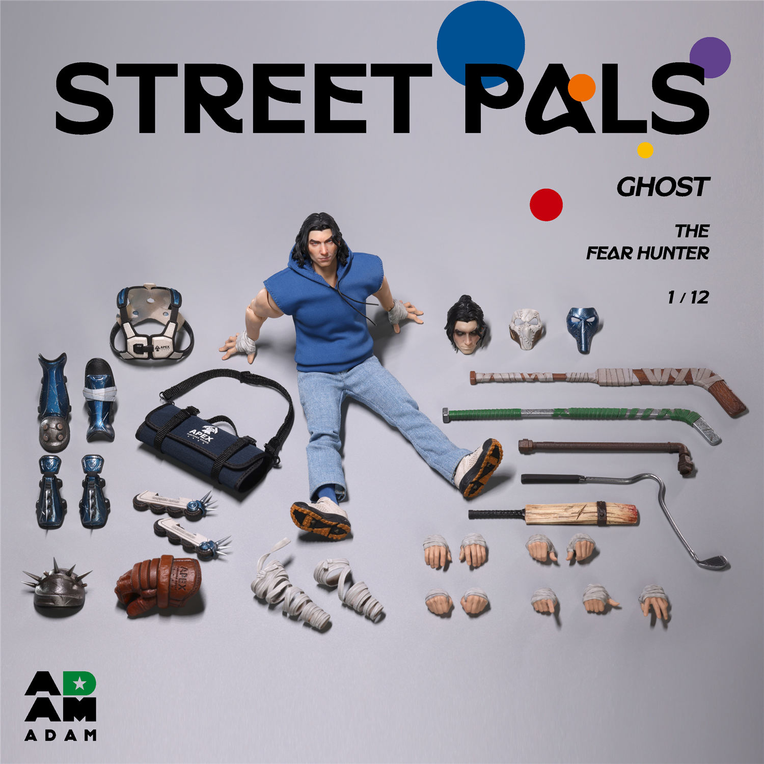 予約 ADAM 1/12 『Street Pals』シリーズ ゴースト・ザ・フィア