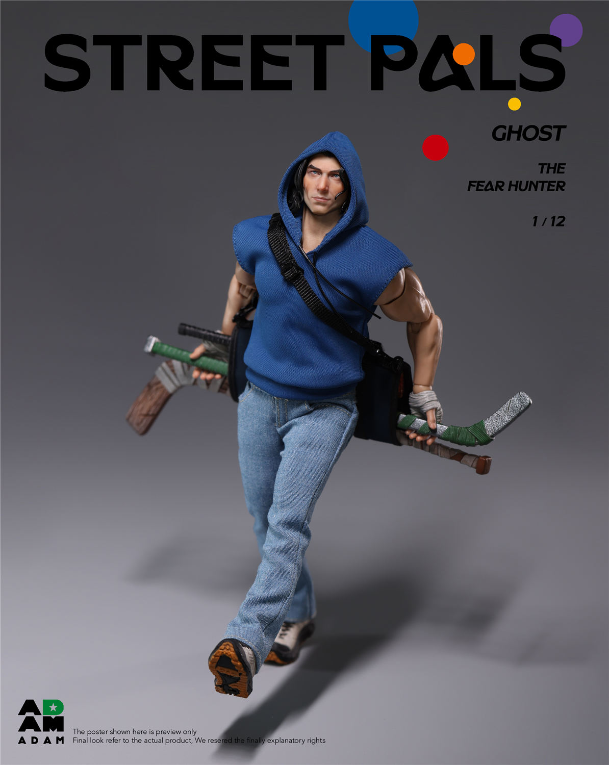 予約 ADAM 1/12 『Street Pals』シリーズ ゴースト・ザ・フィア