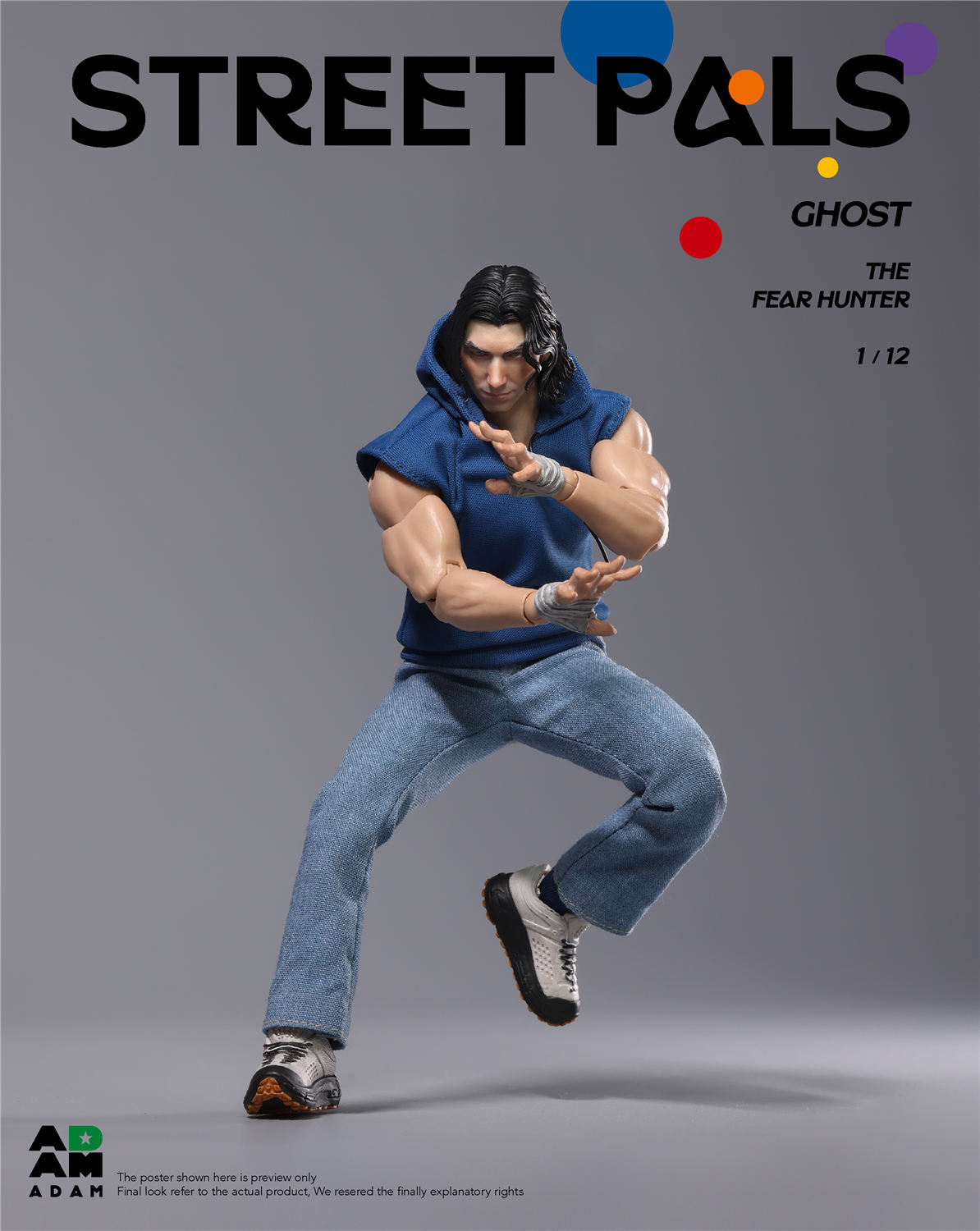 予約 ADAM 1/12 『Street Pals』シリーズ ゴースト・ザ・フィア