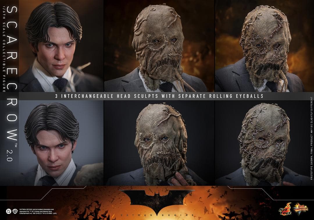 ホットトイズ 1/6 『バットマン ビギンズ』 スケアクロウ 2.0版 MMS801