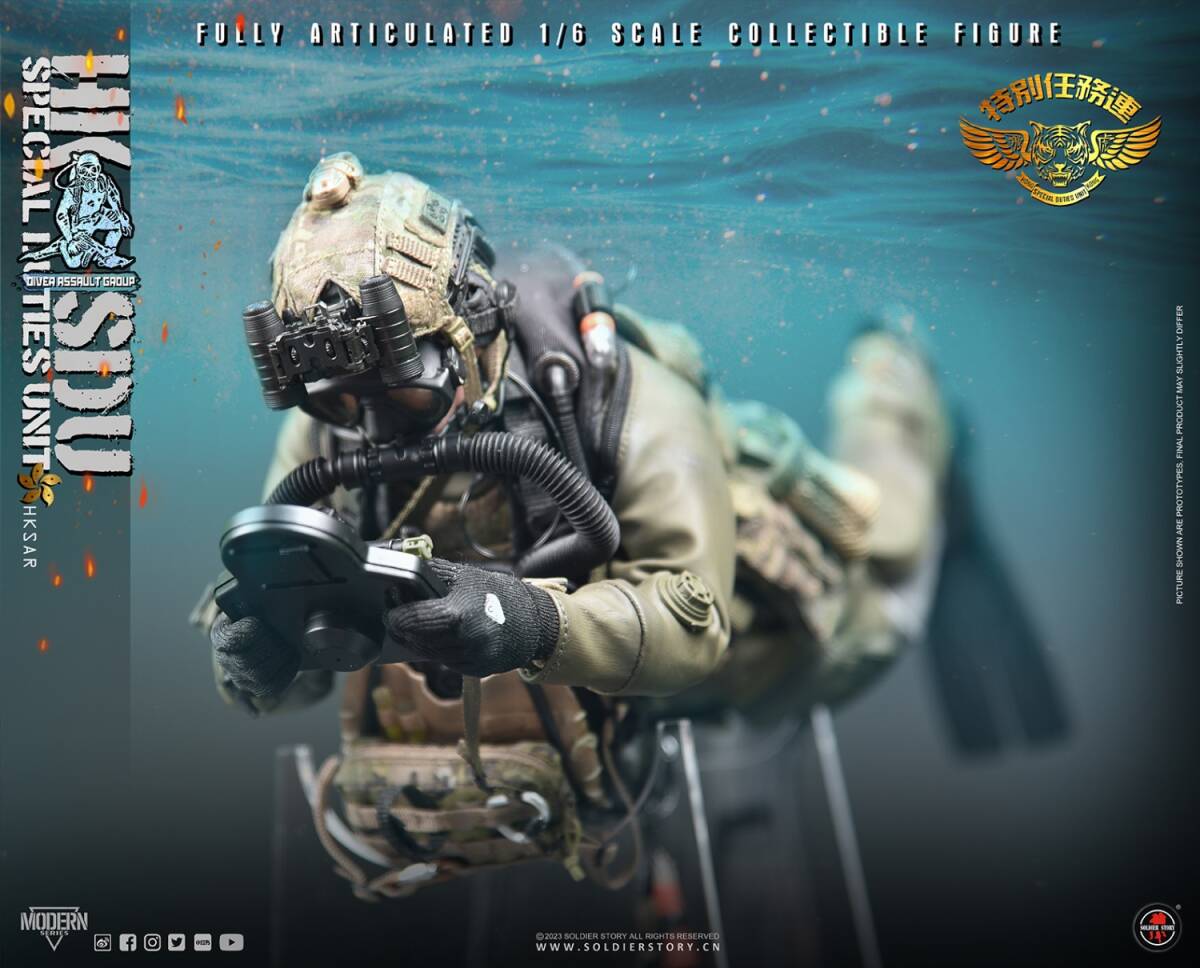 Soldier Story 1/6 香港警察 SDU 特別任務連 水鬼隊 通常.ver 未開封