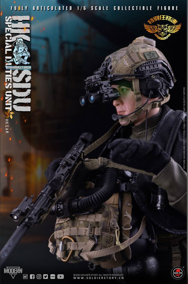Soldier Story 1/6 香港警察 SDU 特別任務連 水鬼隊 通常. Soldier Story 1/6 香港警察 SDU 特別任務連 水鬼隊 通常.ver 未開封