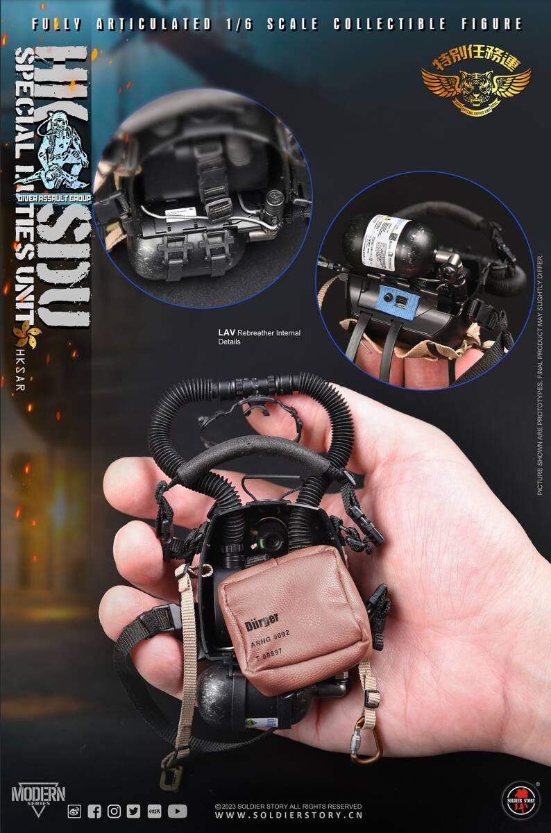 Soldier Story 1/6 香港警察 SDU 特別任務連 水鬼隊 通常.ver 未開封