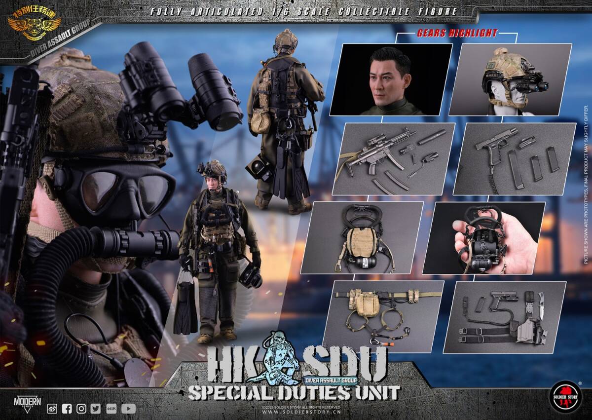 Soldier Story 1/6 香港警察 SDU 特別任務連 水鬼隊 通常. Soldier Story 1/6 香港警察 SDU 特別任務連 水鬼隊 通常.ver 未開封