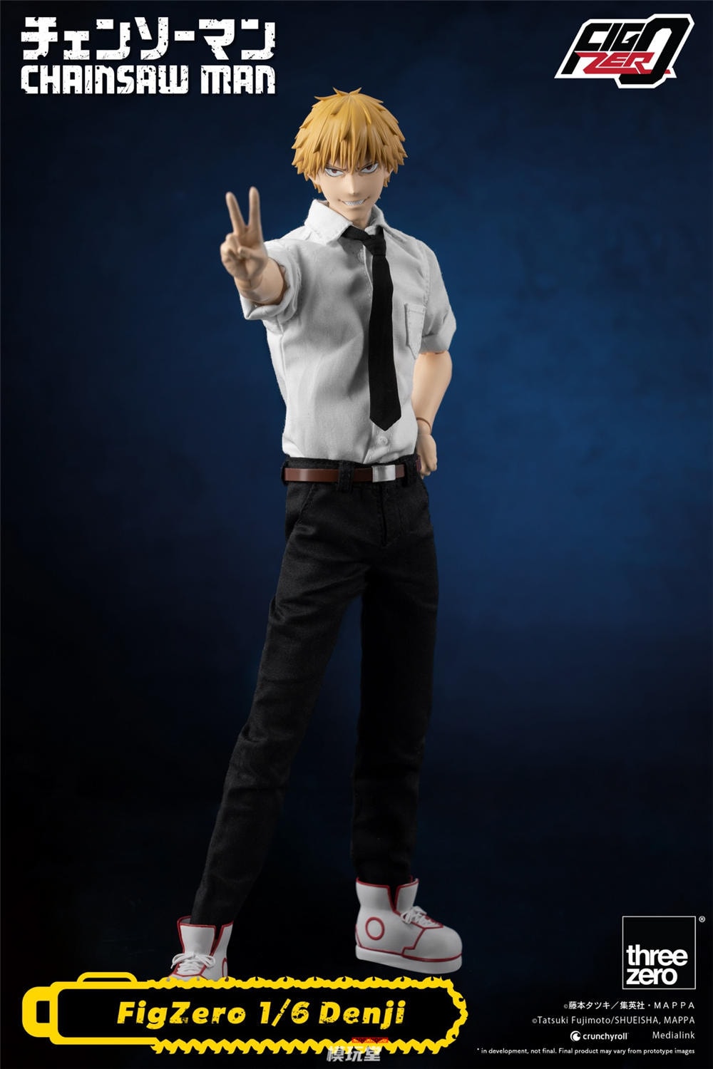 チェンソーマン デンジモデル 予約 threezero 1/6 FigZero 『チェンソーマン』 デンジ 再販版 3Z0407