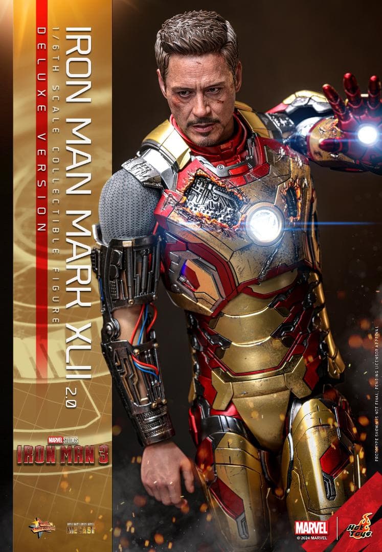 ホットトイズ 1/6 『アイアンマン3』 アイアンマン・マーク42 2.0 DX版