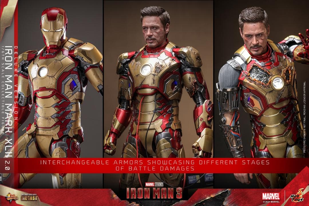 ホットトイズ 1/6 『アイアンマン3』 アイアンマン・マーク42 2.0 DX版