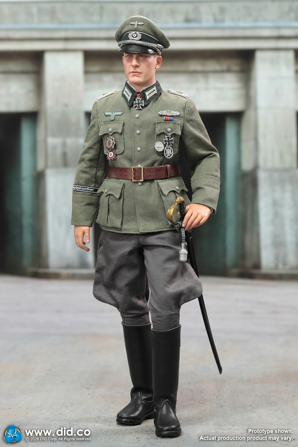 1/6カスタムフィギュア　ドイツ軍　兵士　WW2 予約 DID 1/6 WW2 ドイツ国防軍 将校 オットー・レーマー D80194 WWII