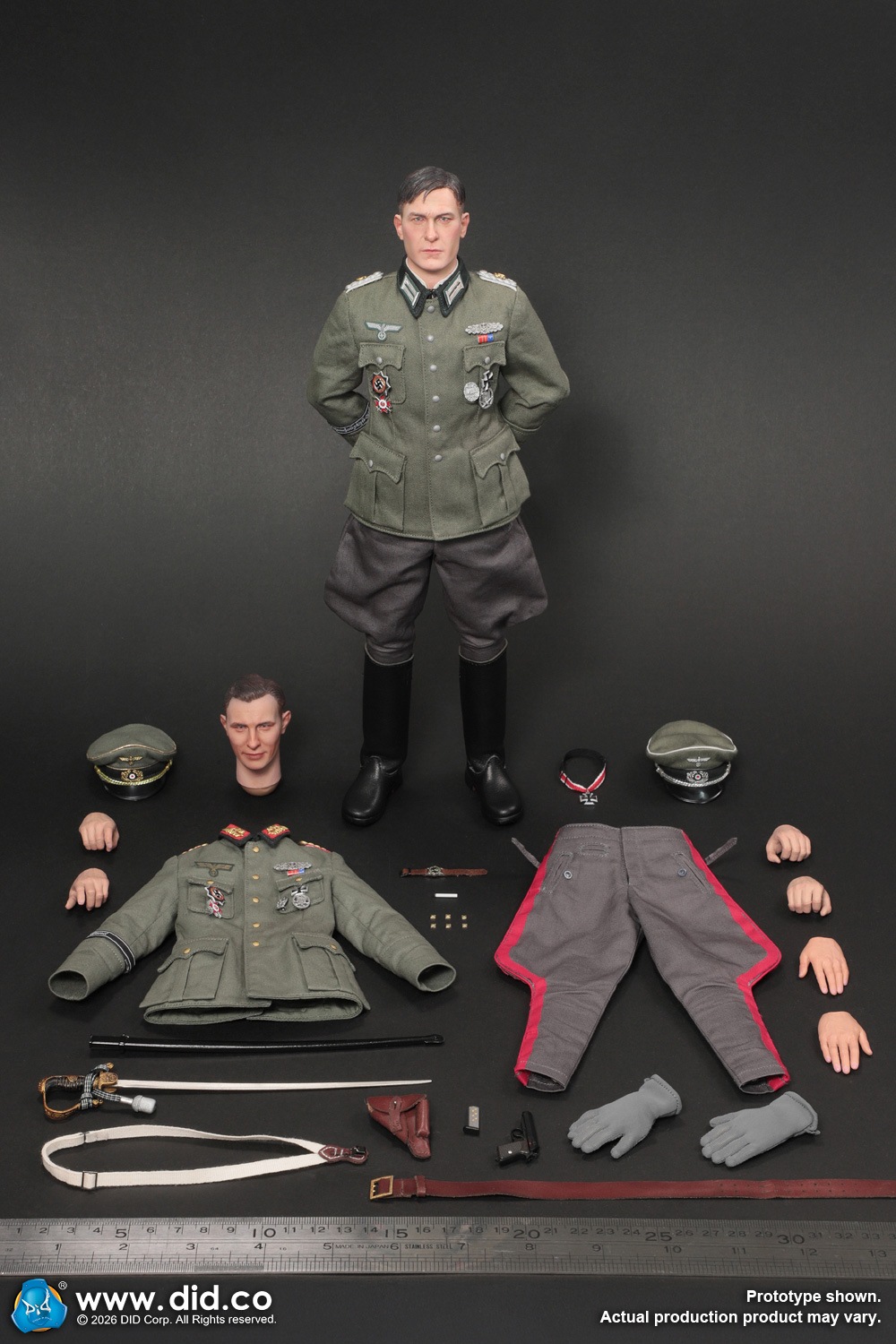 予約 DID 1/6 WW2 ドイツ国防軍 将校 オットー・レーマー D80194 WWII