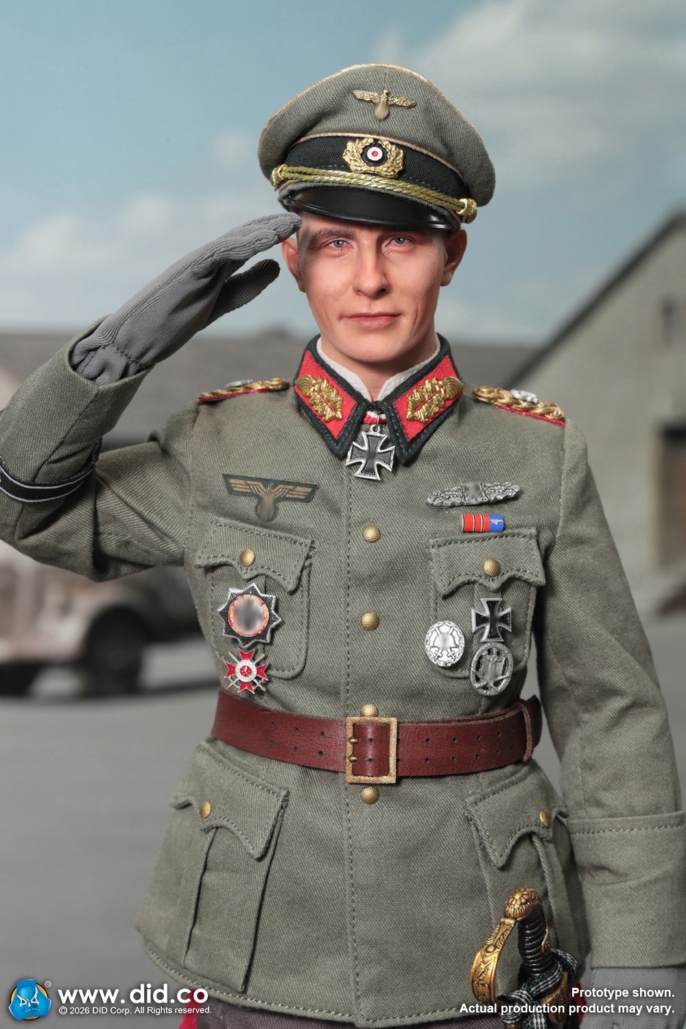 予約 DID 1/6 WW2 ドイツ国防軍 将校 オットー・レーマー D80194 WWII