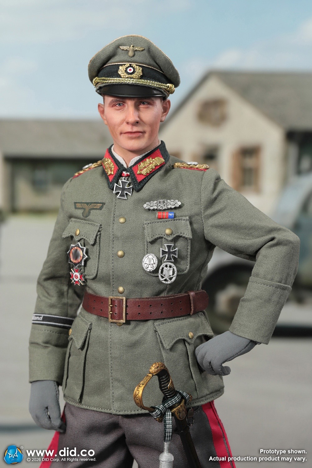 予約 DID 1/6 WW2 ドイツ国防軍 将校 オットー・レーマー D80194 WWII