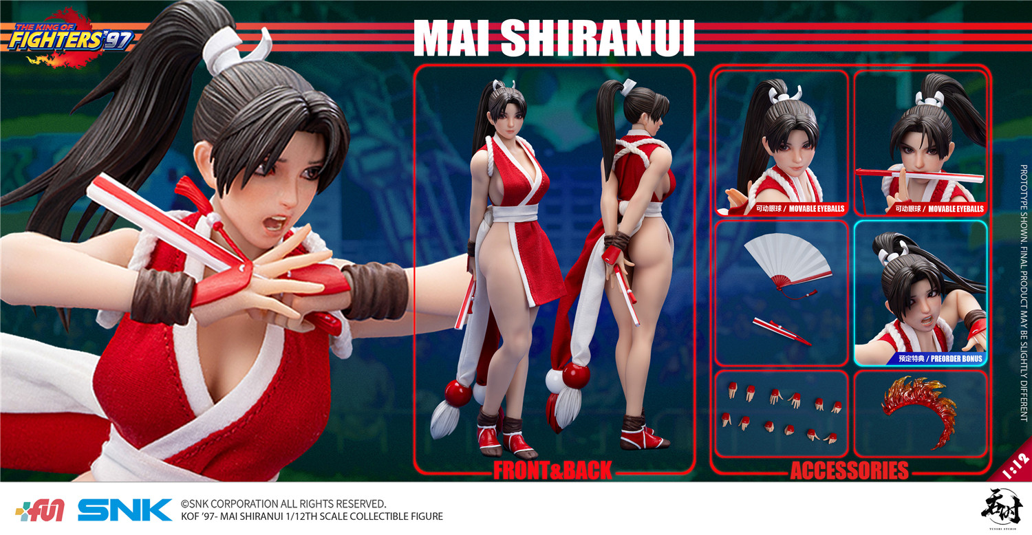 予約 TUNSHI STUDIO 1/12 『THE KING OF FIGHTERS '97』 不知火 舞