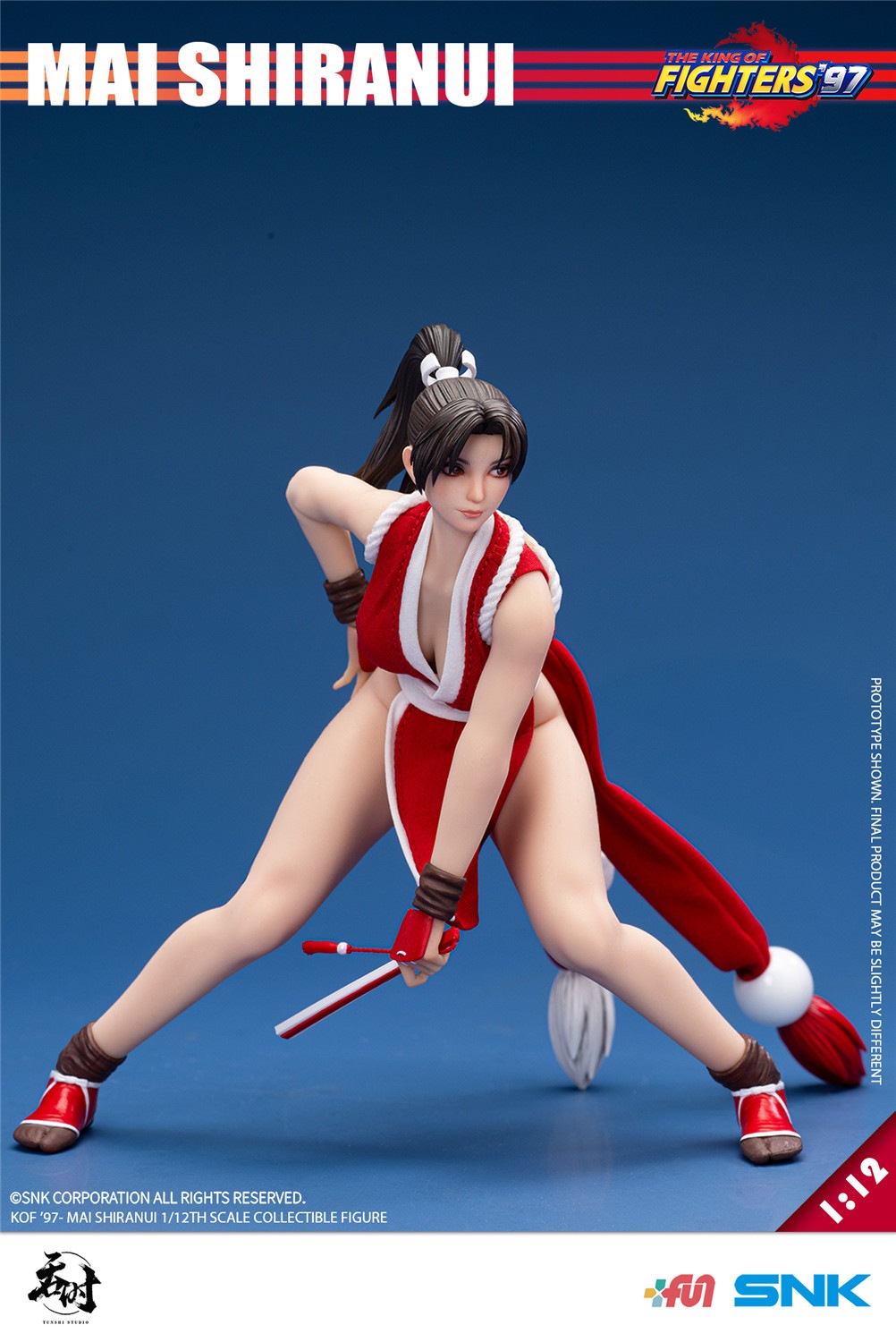 予約 TUNSHI STUDIO 1/12 『THE KING OF FIGHTERS '97』 不知火 舞