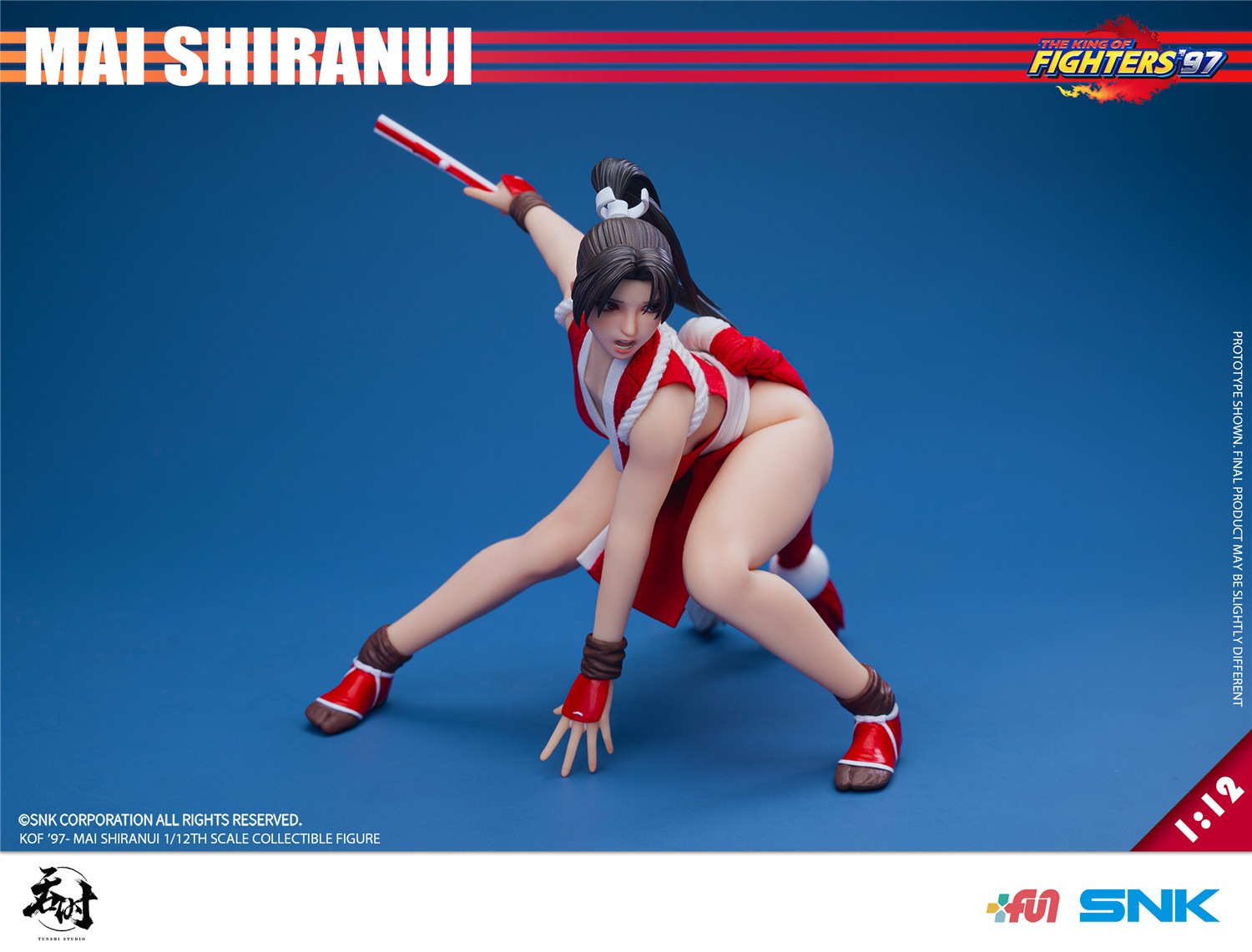予約 TUNSHI STUDIO 1/12 『THE KING OF FIGHTERS '97』 不知火 舞
