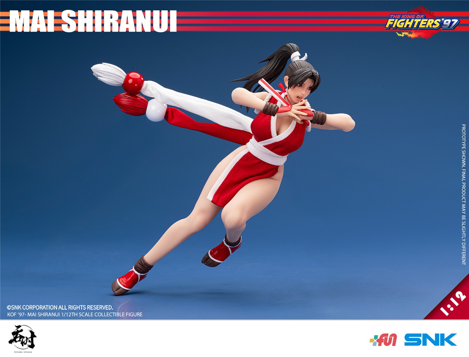 予約 TUNSHI STUDIO 1/12 『THE KING OF FIGHTERS '97』 不知火 舞