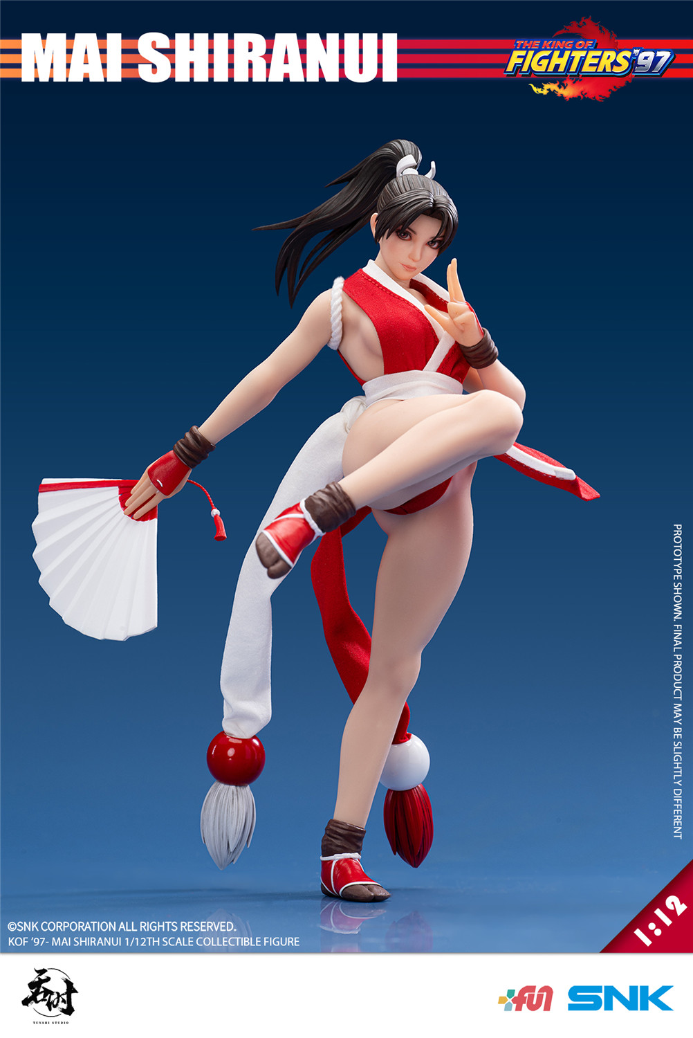 予約 TUNSHI STUDIO 1/12 『THE KING OF FIGHTERS '97』 不知火 舞