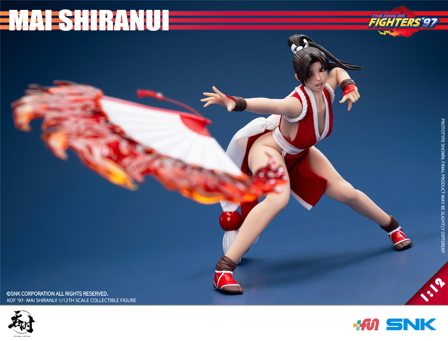 予約 TUNSHI STUDIO 1/12 『THE KING OF FIGHTERS '97』 不知火 舞
