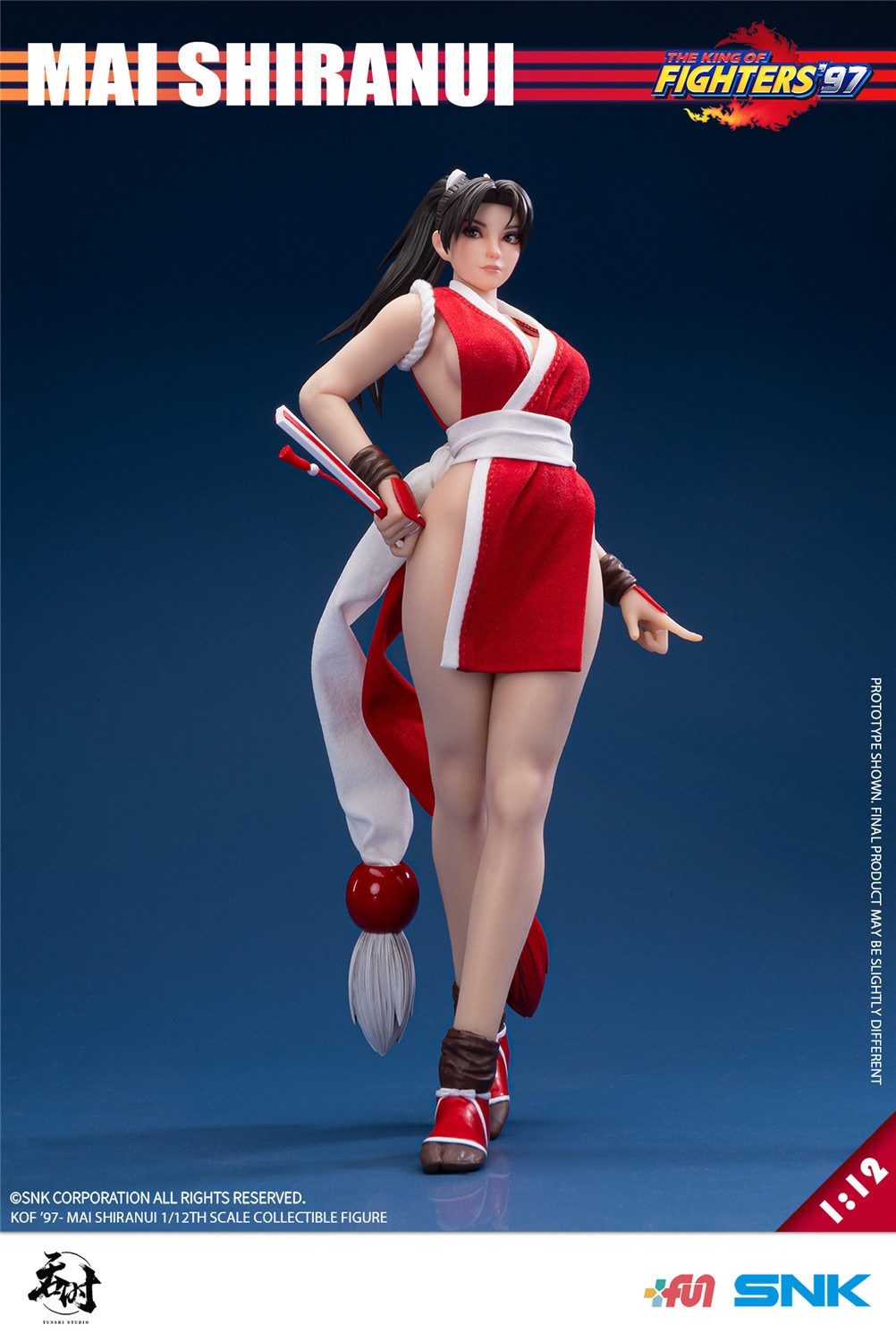 予約 TUNSHI STUDIO 1/12 『THE KING OF FIGHTERS '97』 不知火 舞