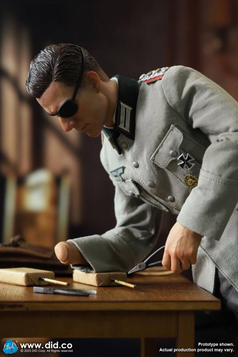 DID 1/6 WW2 ドイツ軍 参謀大佐 ヴァルキューレ作戦 未開封新品 D80162