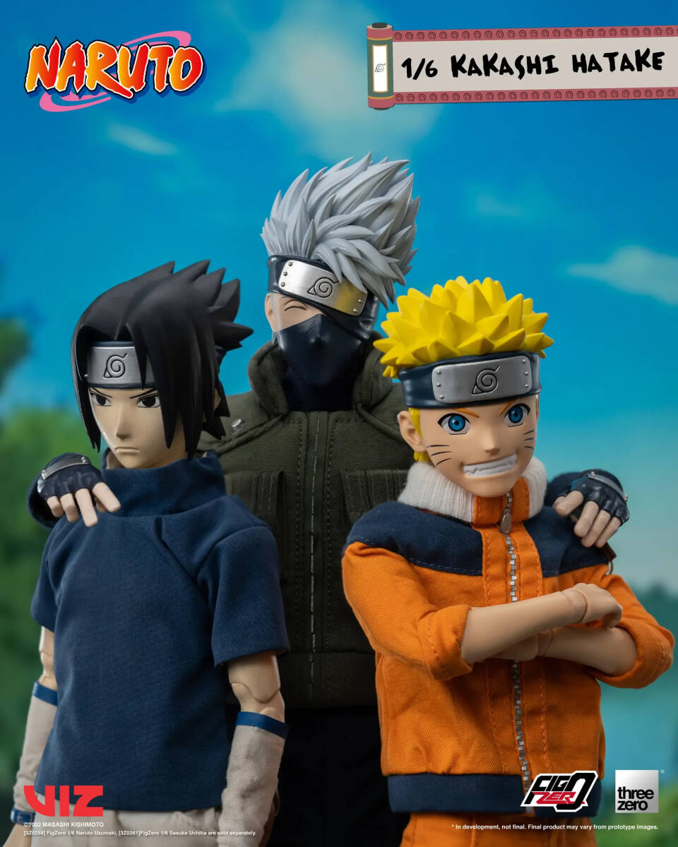 threezero 1/6 フィグゼロ NARUTO ナルト はたけカカシ 未開封新品