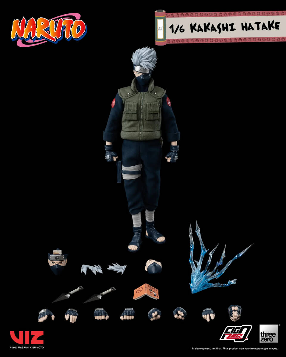 threezero 1/6 フィグゼロ NARUTO ナルト はたけカカシ 未開封新品