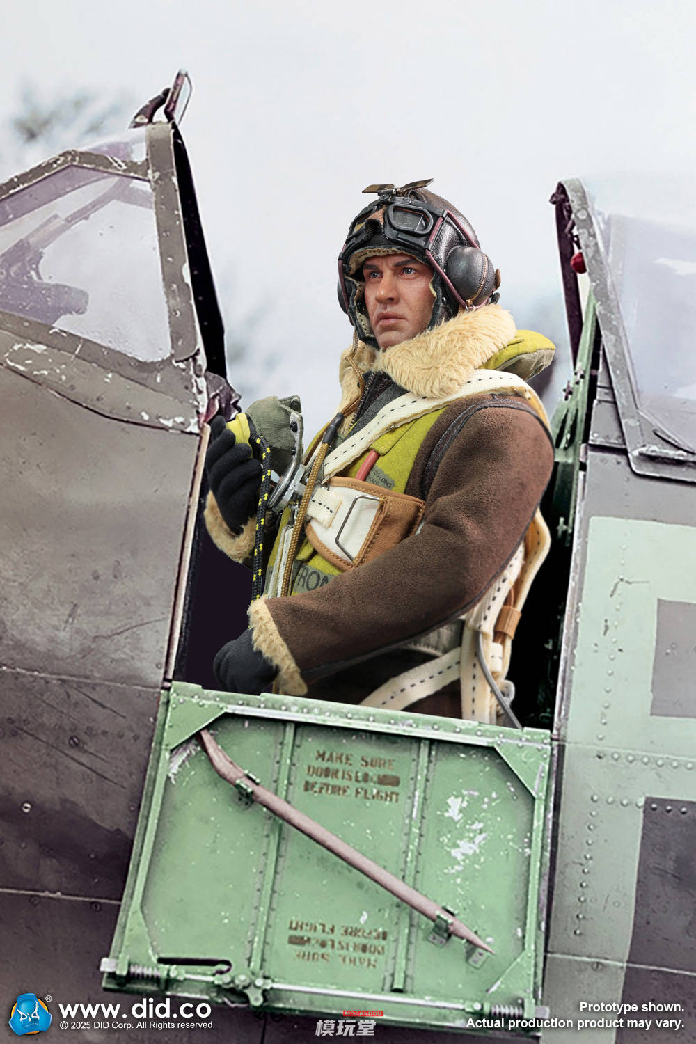 DID 1/6 WW2 イギリス空軍 パイロット 中隊長 トム K80187 WWII