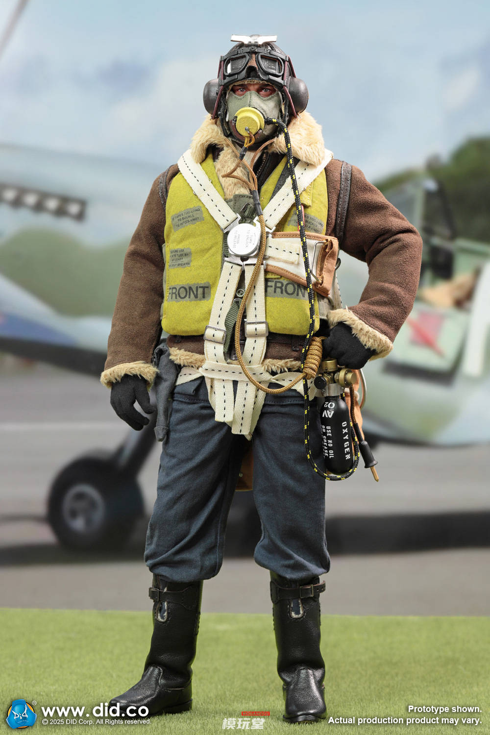 DID 1/6 WW2 イギリス空軍 パイロット 中隊長 トム K80187 WWII