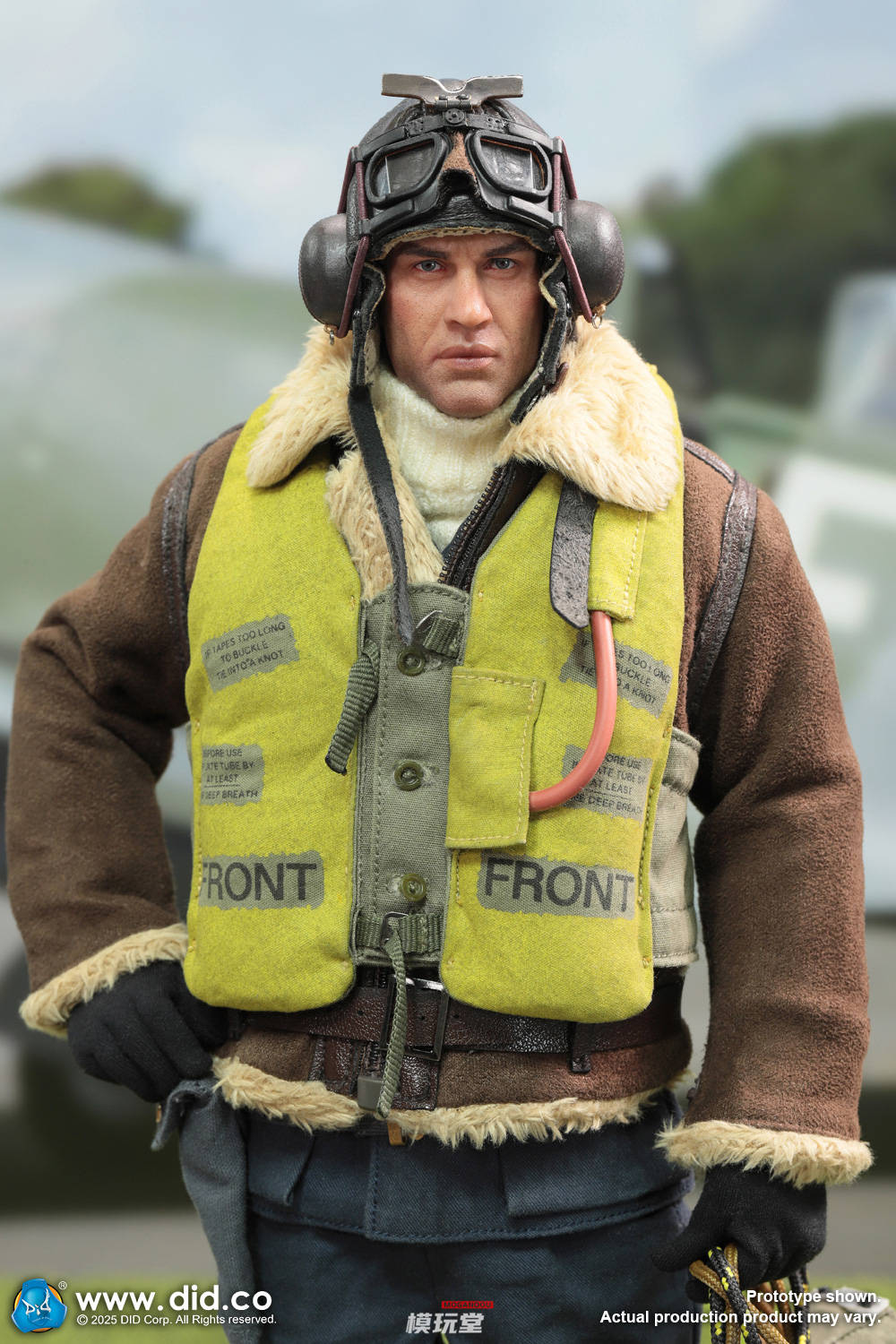 DID 1/6 WW2 イギリス空軍 パイロット 中隊長 トム K80187 WWII