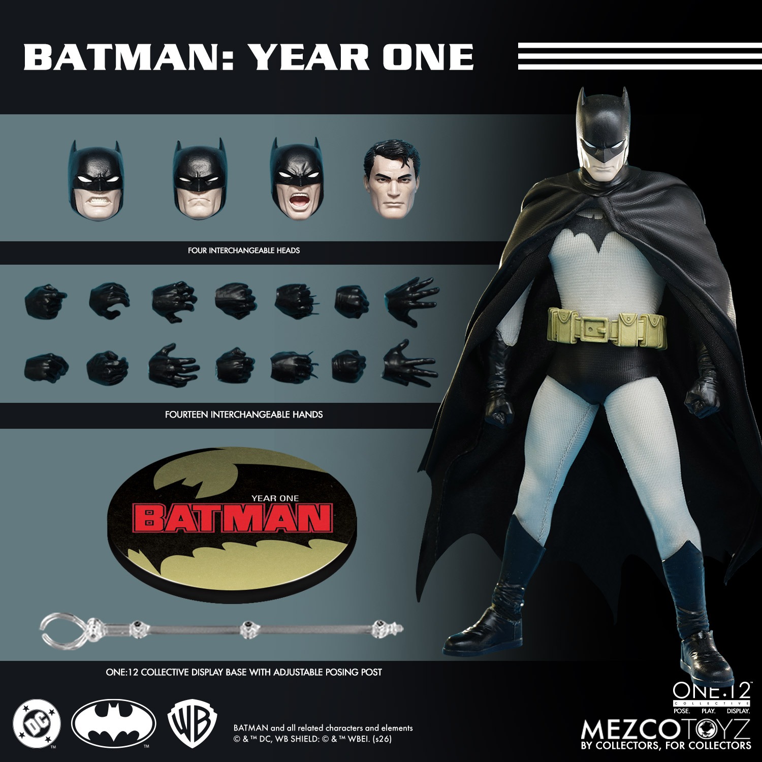 予約 Mezco Toyz 1/12 『バットマン: イヤーワン』 バットマン Batman