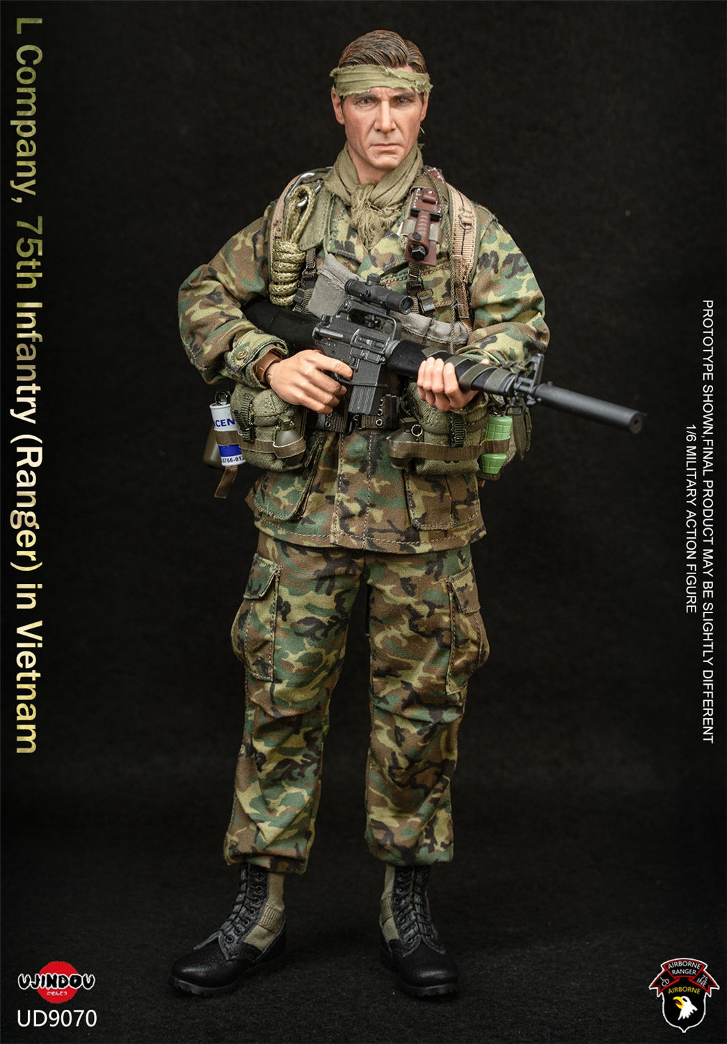 1/6 ミリタリーフィギュア ベトナム戦争米軍 予約 UJINDOU 1/6 ベトナム戦争 米陸軍 第75歩兵連隊（レンジャー）L