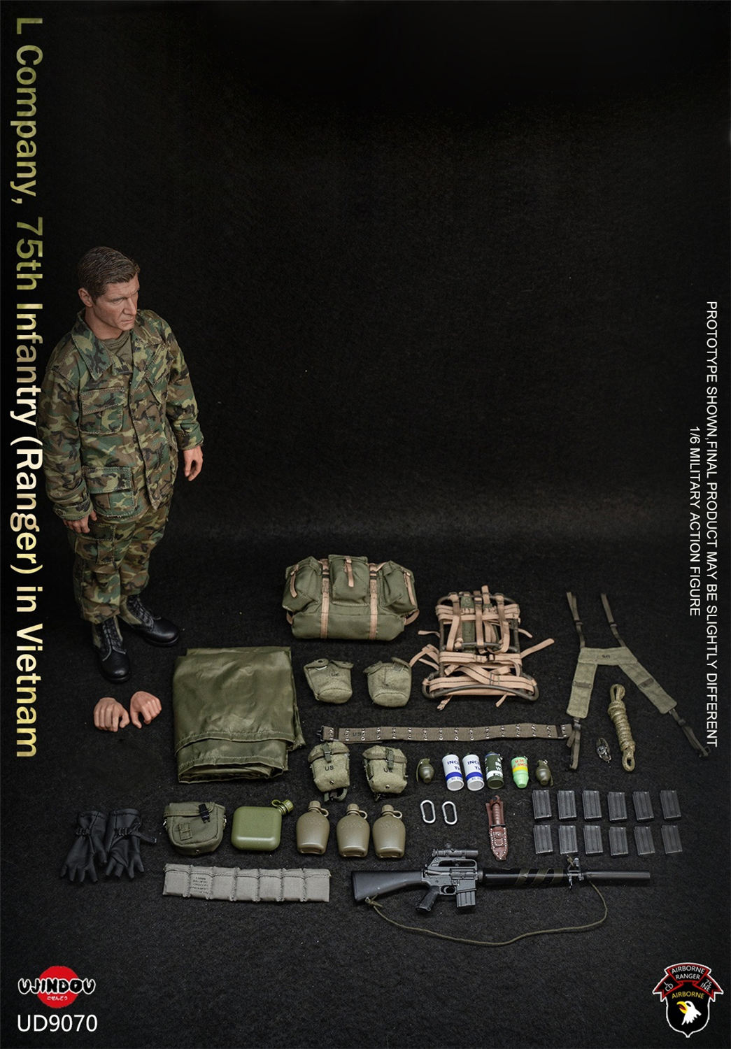 予約 UJINDOU 1/6 ベトナム戦争 米陸軍 第75歩兵連隊（レンジャー）L