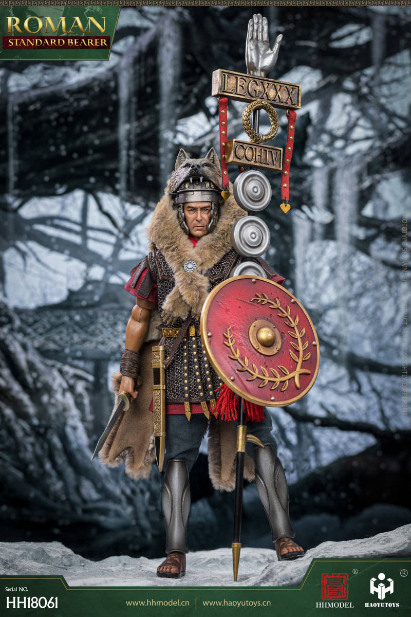 HHMODEL x HAOYUTOYS 1/6 古代ローマ軍 百人隊 旗手兵 シグニフェル 未