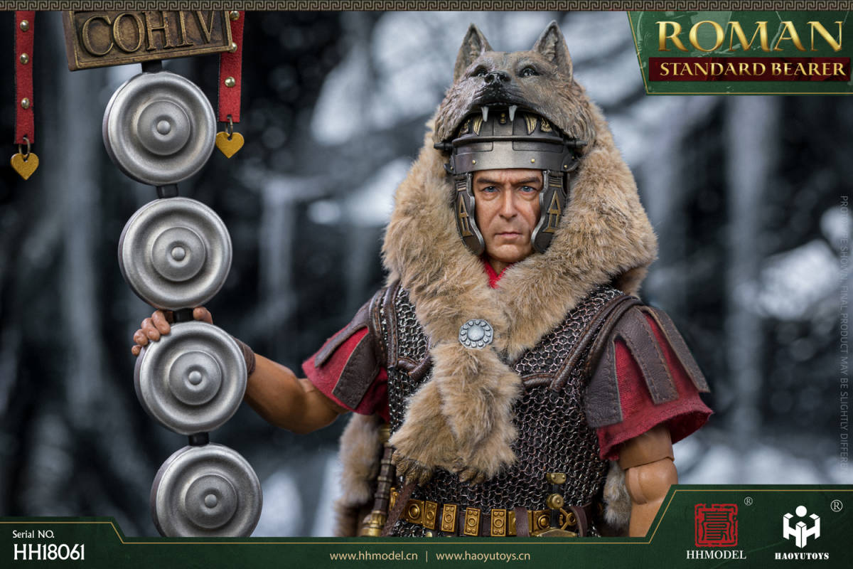 HHMODEL x HAOYUTOYS 1/6 古代ローマ軍 百人隊 旗手兵 シグニフェル 未