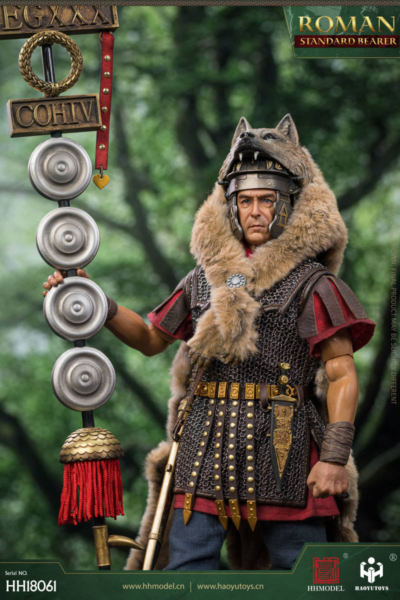 HHMODEL x HAOYUTOYS 1/6 古代ローマ軍 百人隊 旗手兵 シグニフェル 未
