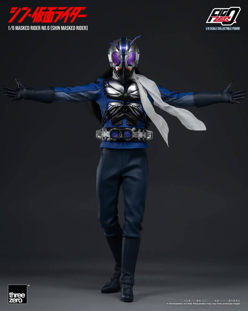 threezero 1/6 フィグゼロ シン・仮面ライダー 仮面ライダー第0号 未
