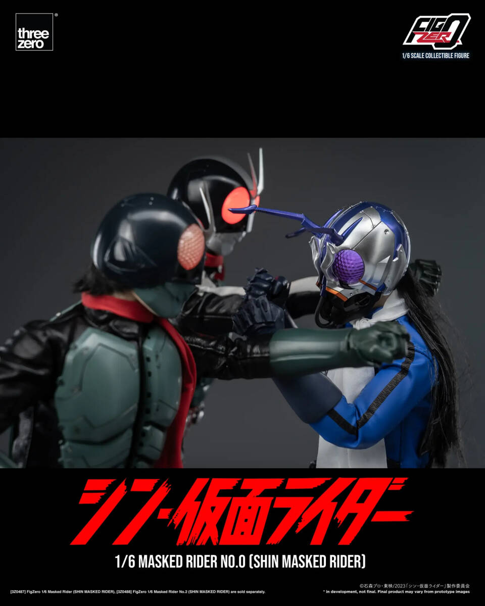 threezero 1/6 フィグゼロ シン・仮面ライダー 仮面ライダー第0号 未