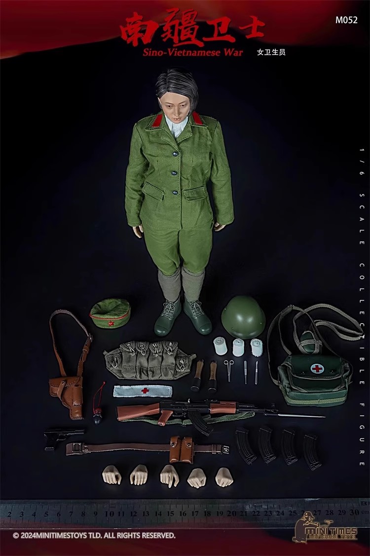予約 mini times toys 1/6 対越自衛反撃戦 女性衛生兵 M052 Female