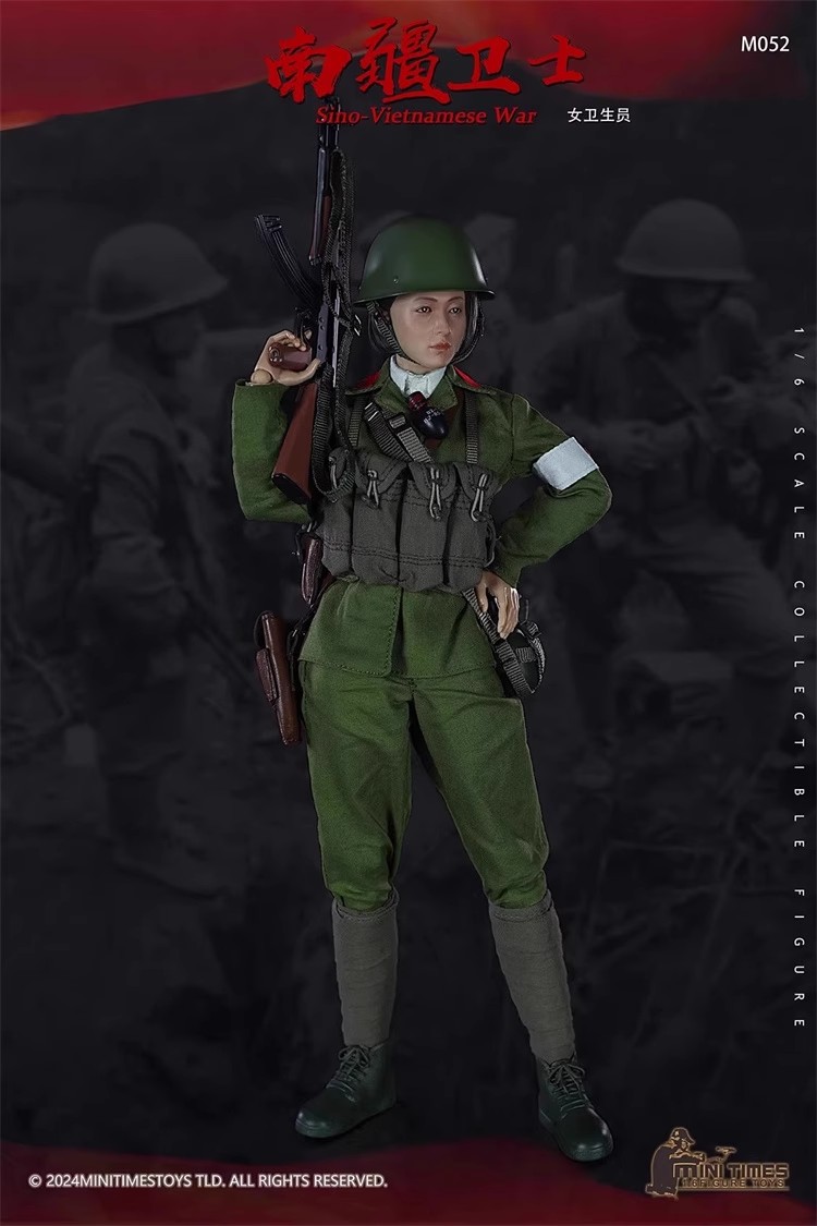 予約 mini times toys 1/6 対越自衛反撃戦 女性衛生兵 M052 Female