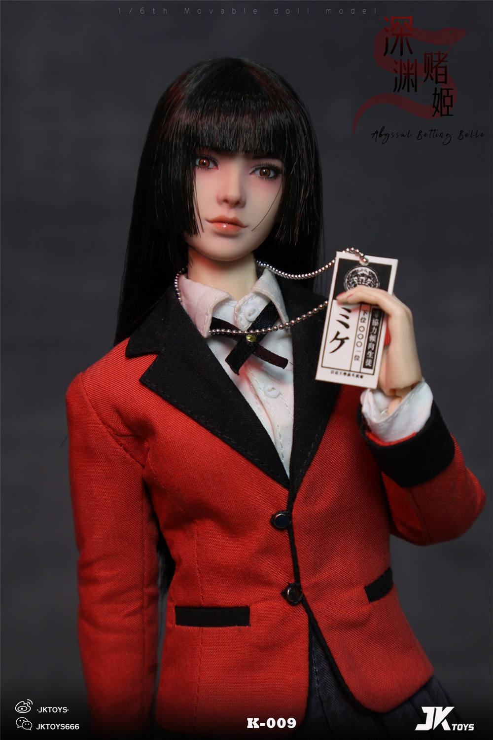 JKTOYS 1/6 深淵の賭博嬢 ユメコ コスプレ版 K-009 Abyssal Betting
