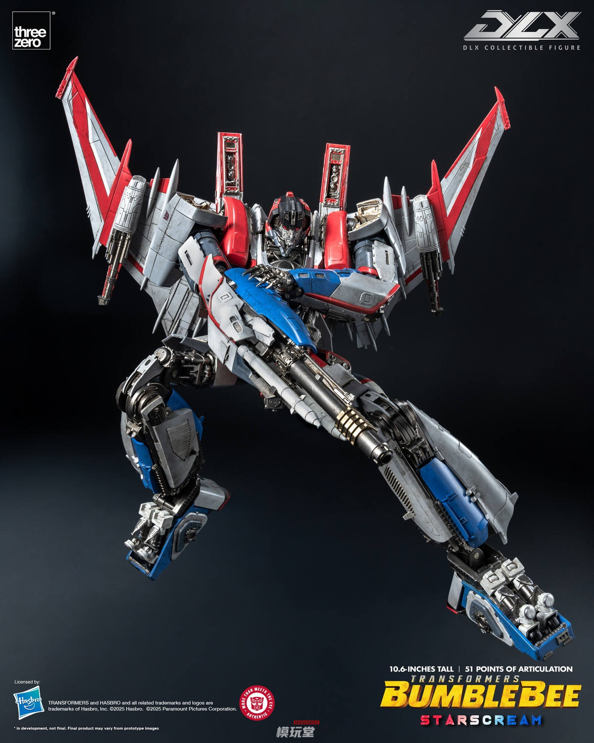 threezero DLX トランスフォーマー スタースクリーム 3Z0943 threezero DLX 『トランスフォーマー：バンブルビー』スタースクリーム