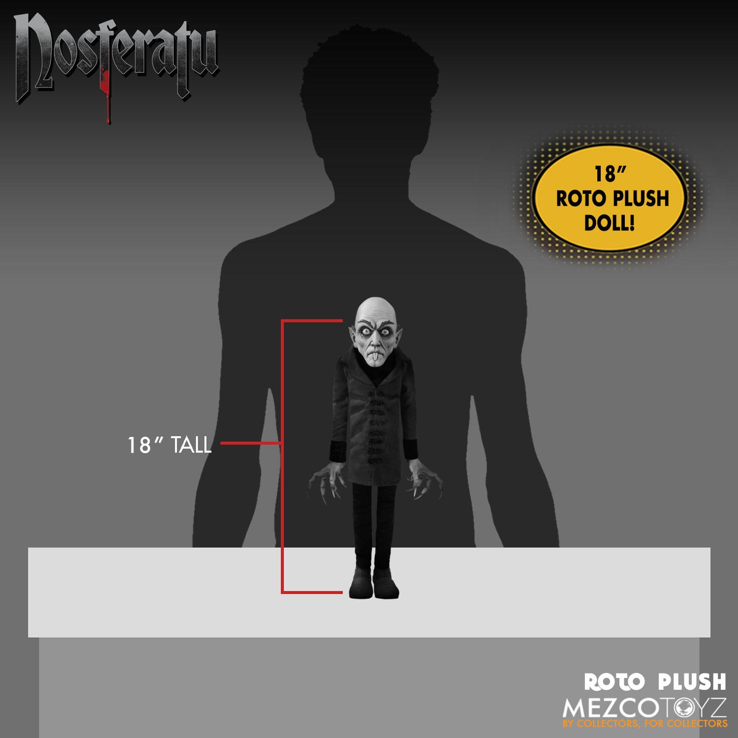 予約 Mezco Toyz MDS Roto Plush 吸血鬼ノスフェラトゥ (1922
