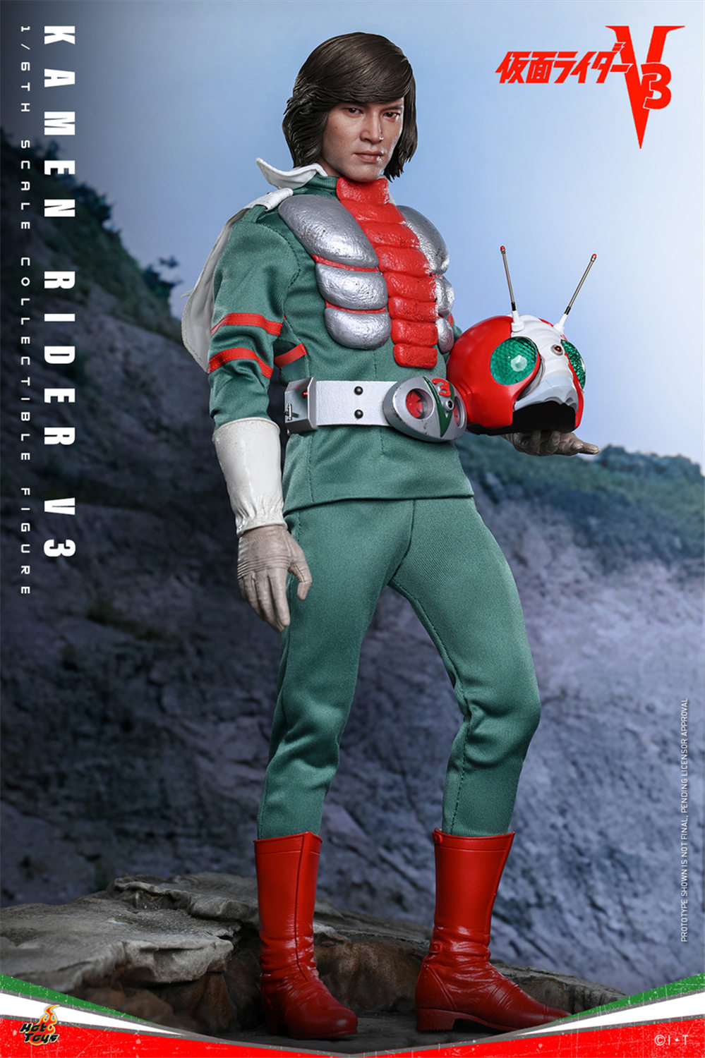 仮面ライダーV3 フィギュア プロジェクト1/6 ホットトイズ 1/6 『仮面ライダー V3』 仮面ライダー V3 未開封新品