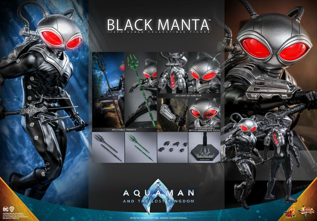 ホットトイズ 1/6 アクアマン 失われた王国 ブラックマンタ 未開封新品