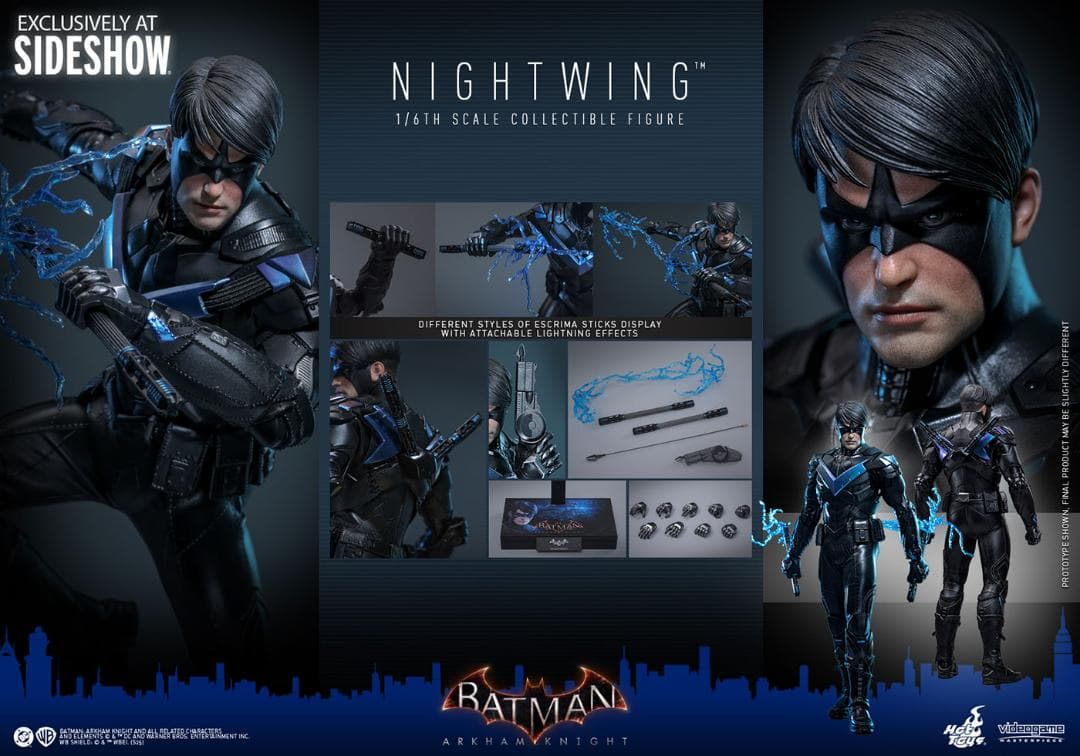ホットトイズ 1/6 『バットマン：アーカム・ナイト』ナイトウィング
