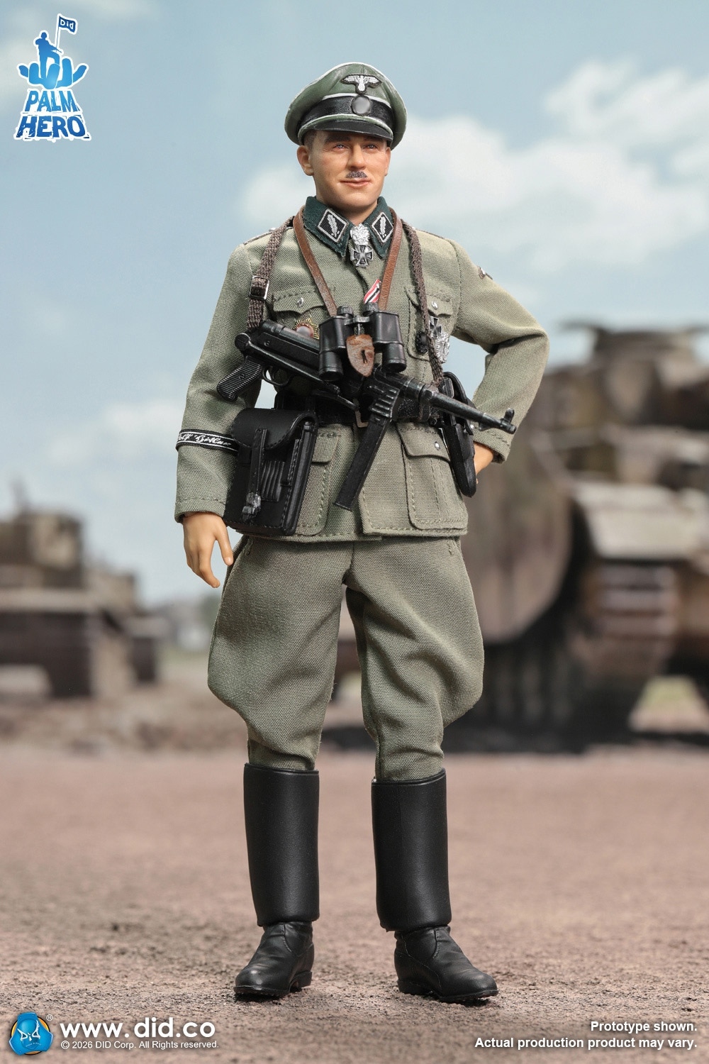 予約 DID 1/12 WW2 ドイツ武装親衛隊 指揮官 クルト・マイヤー XD80041