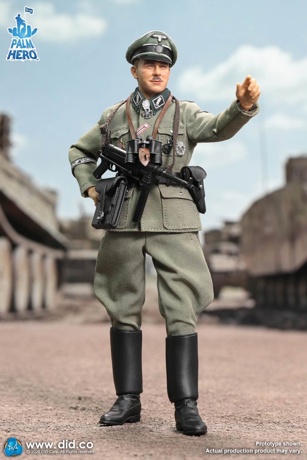 予約 DID 1/12 WW2 ドイツ武装親衛隊 指揮官 クルト・マイヤー XD80041