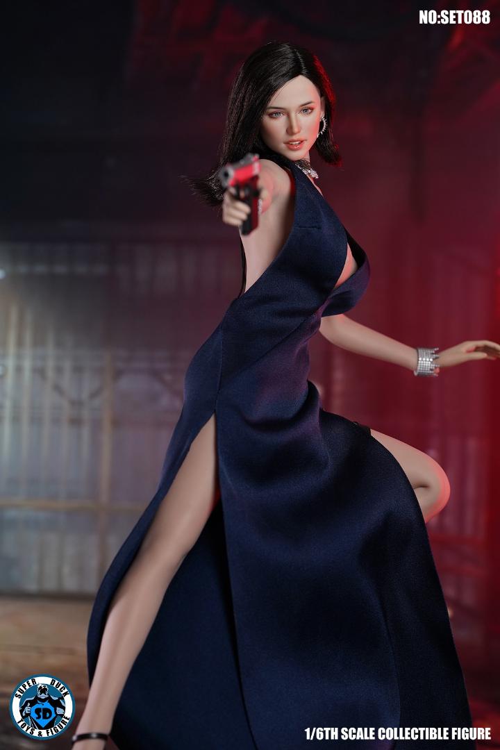 SUPER DUCK CIAエージェント コスチュームセット 素体無SET088 SUPER DUCK 1/6 セクシー CIA エージェント コスチュームセット 素体無